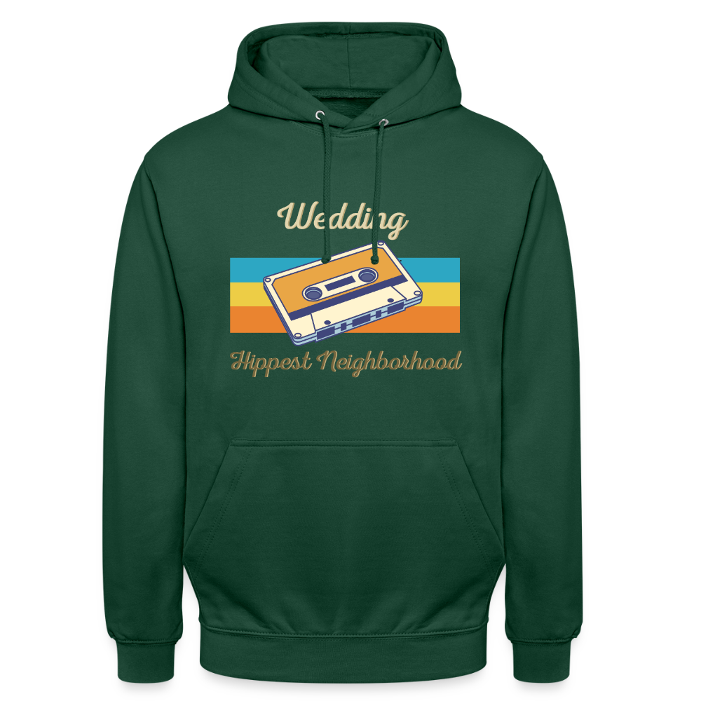 Wedding Hippest Neighborhood - Unisex Hoodie - Flaschengrün