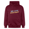 Mein Kiez, meine Regeln! - Hoodie - Maroon