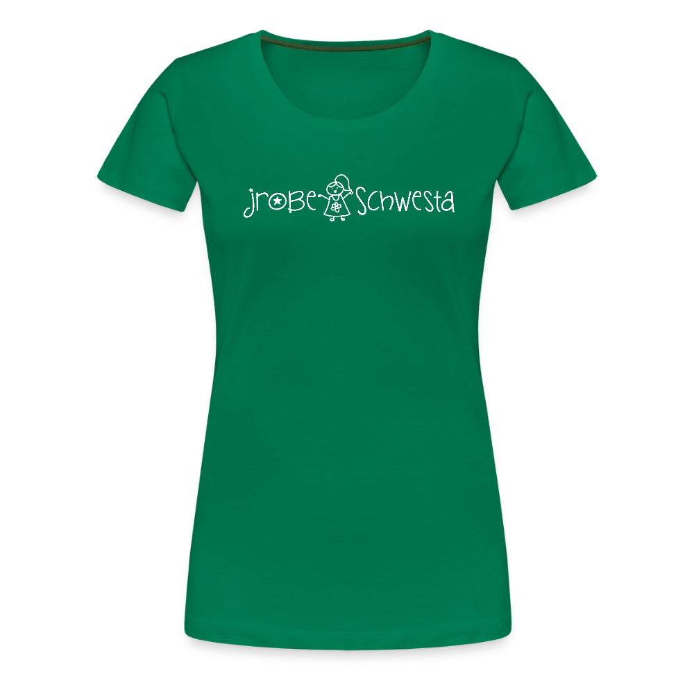 Meene Schwesta - Frauen Premium T-Shirt - Kelly Green
