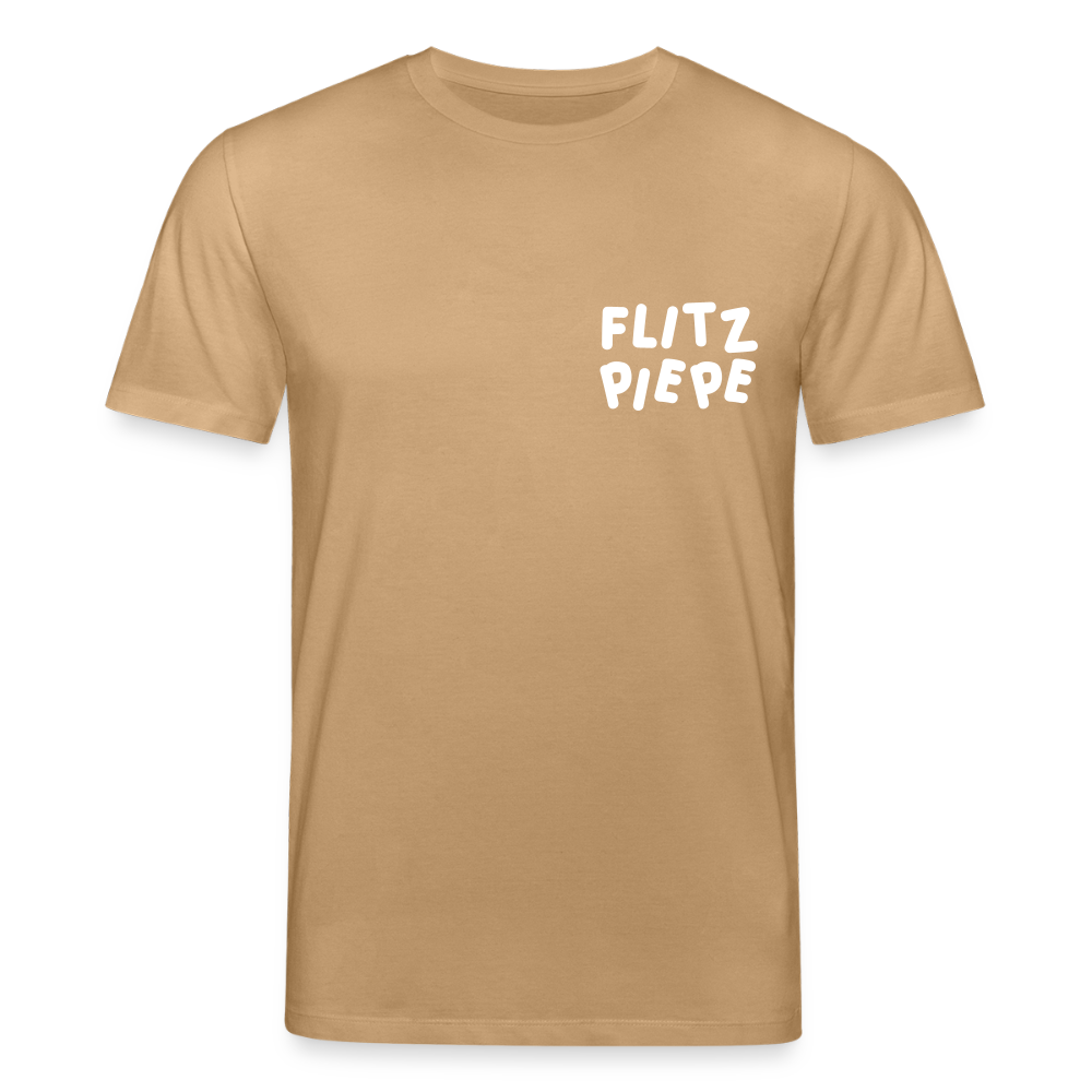 Flitz piepe - Unisex Bio T-Shirt - Karamell