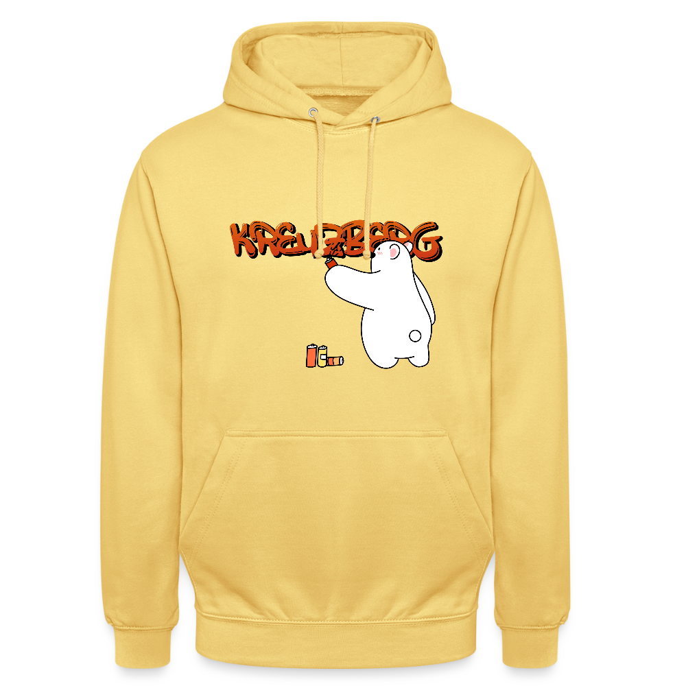 Kreuzberg Graffiti - Unisex Hoodie - Zitronengelb