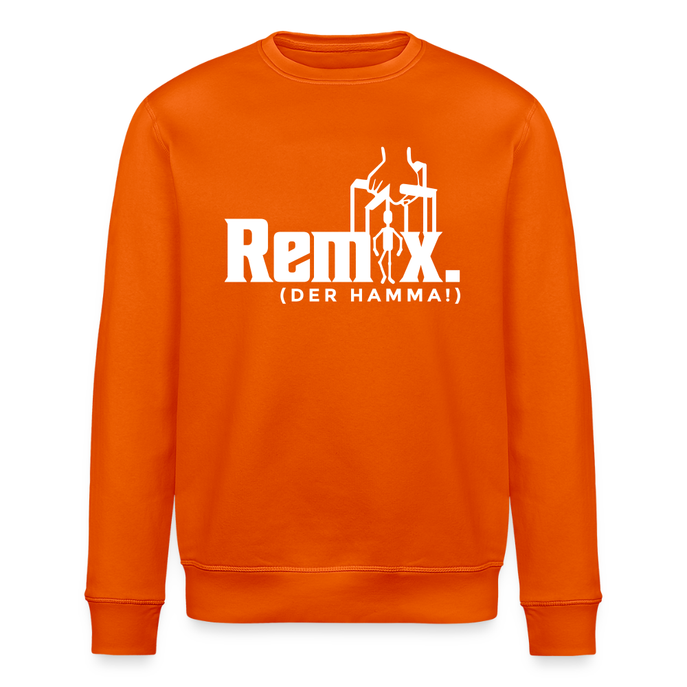 Remix. - Unisex Bio Sweatshirt - Tieforange