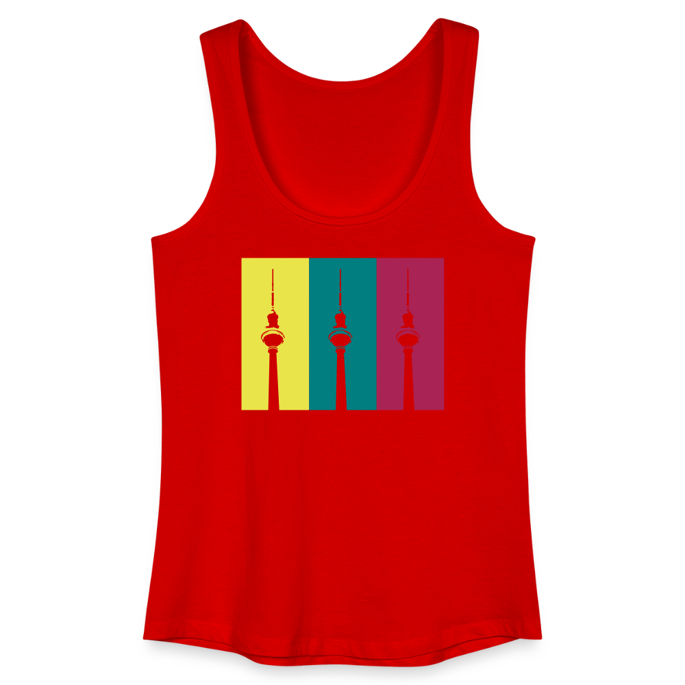 Berlin Retro - Frauen Bio Tank Top - Rot