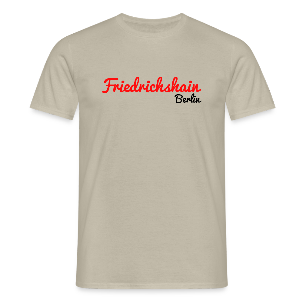 Friedrichshain Berlin - Männer Premium T-Shirt - Sandbeige