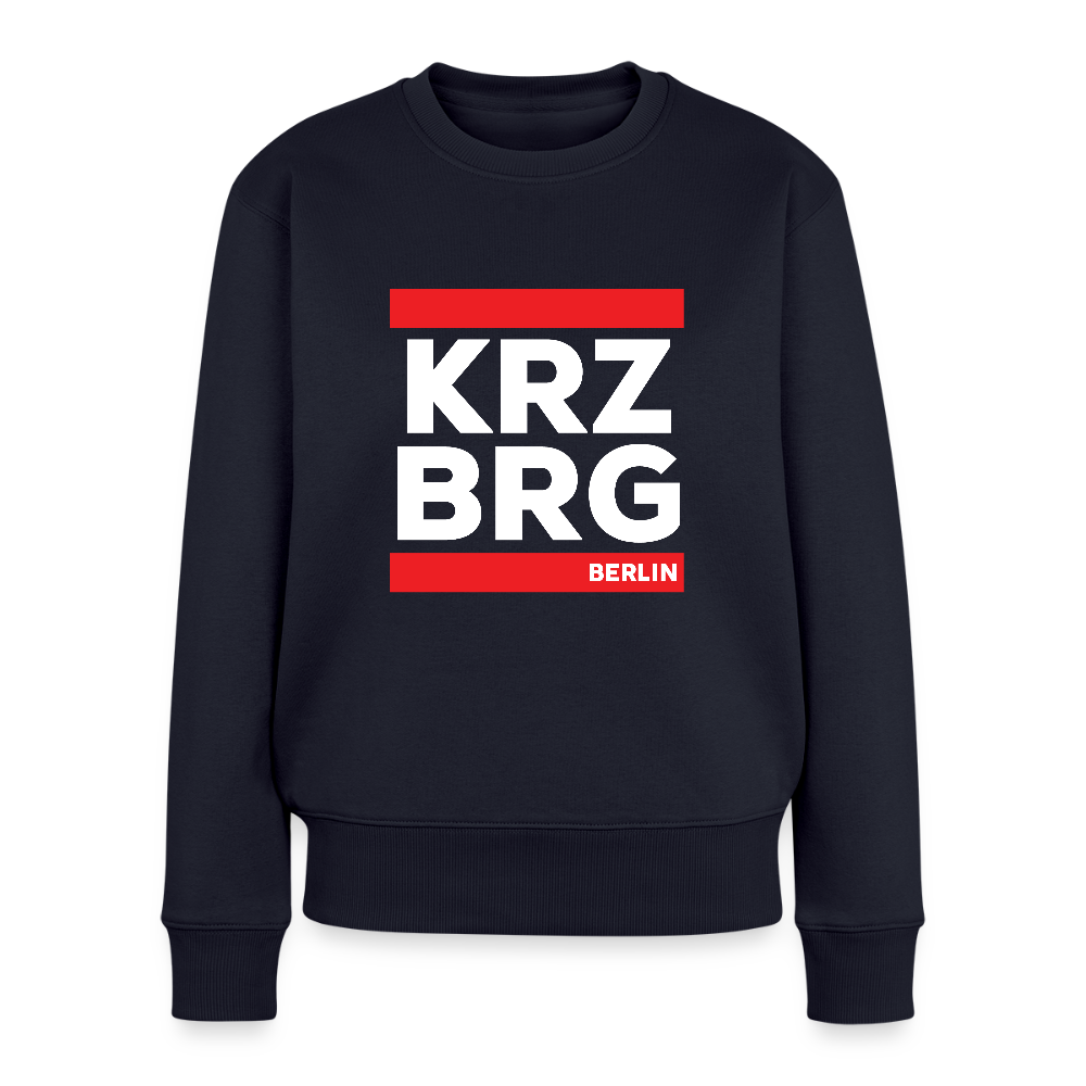 KRZBRG - Frauen Premium Pullover - Navy