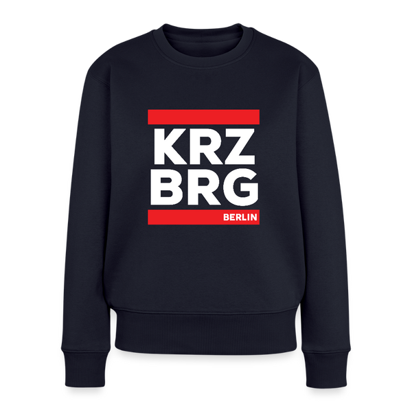 KRZBRG - Frauen Premium Pullover - Navy