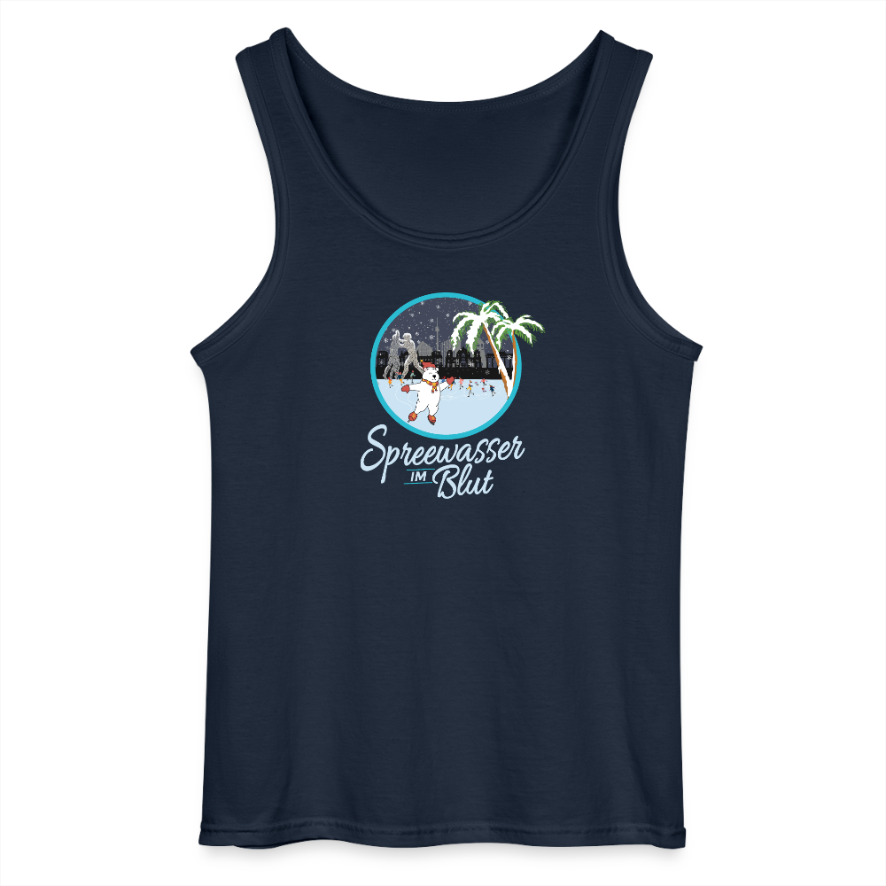 Spreewasser im Blut - Winter - Männer Tank Top - Navy