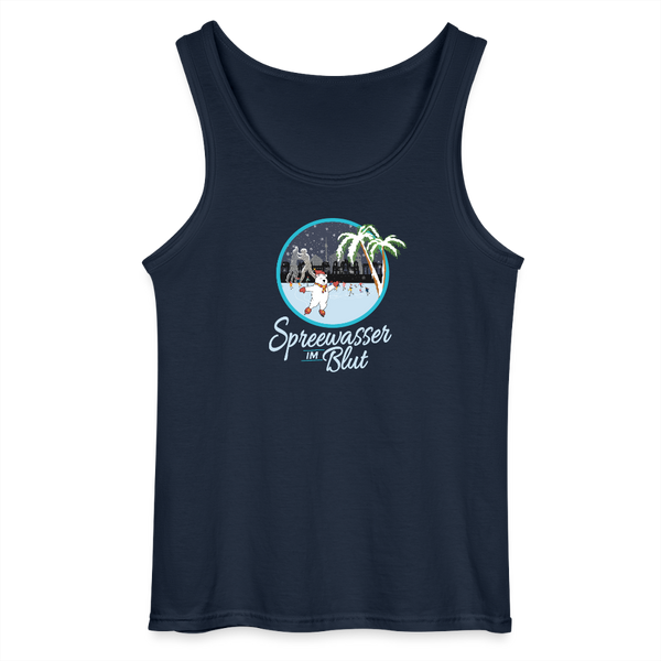 Spreewasser im Blut - Winter - Männer Tank Top - Navy