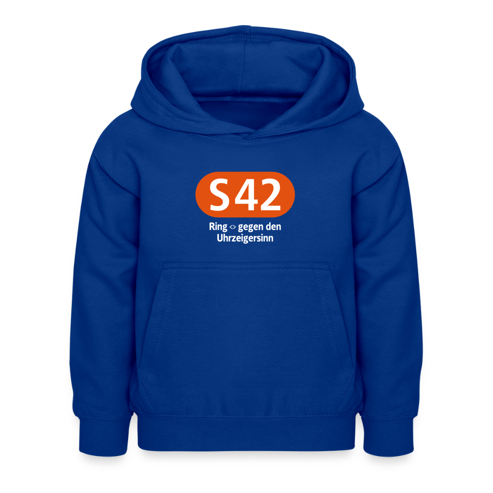 S42 - Kinder Hoodie - Royalblau