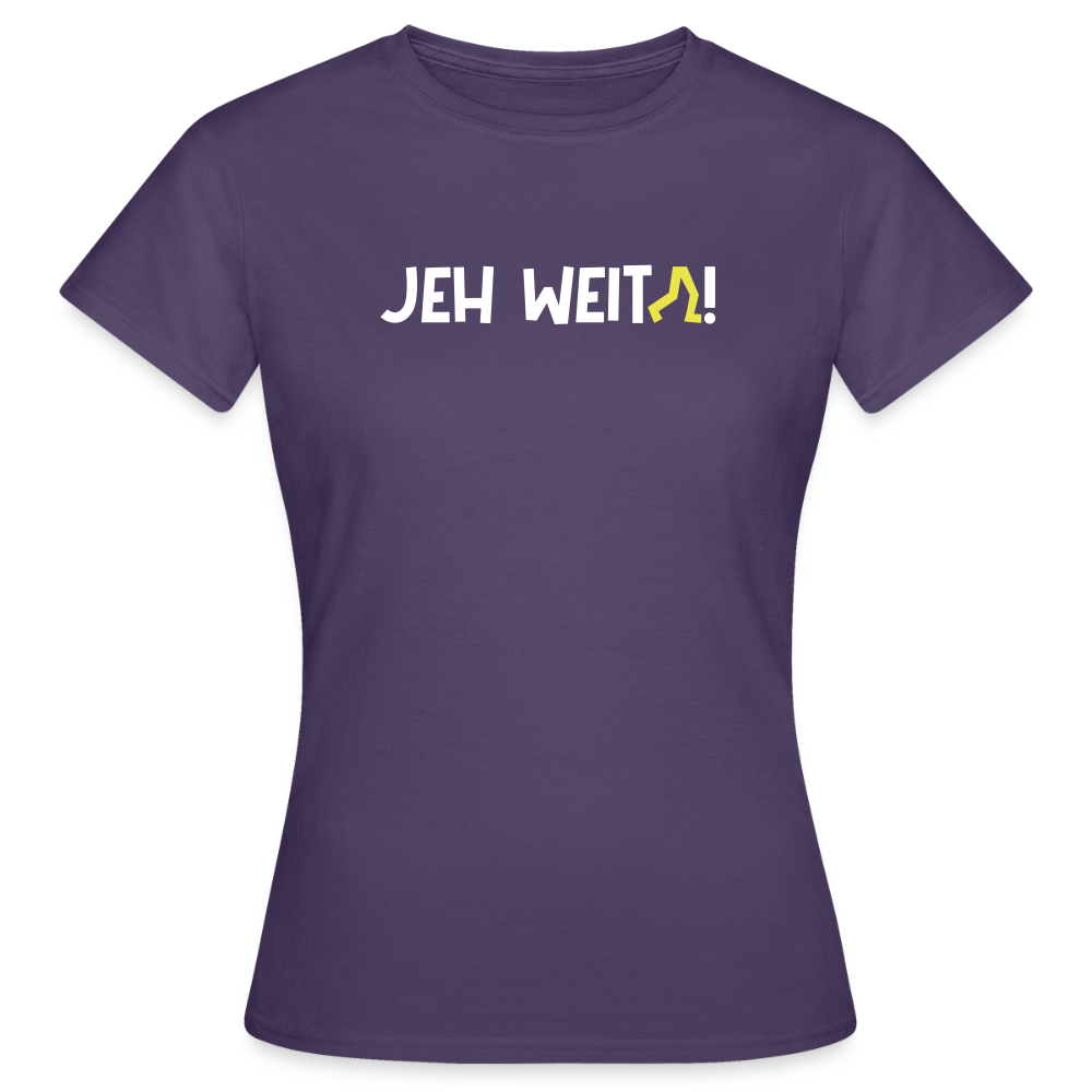 Jeh Weita! - Frauen Premium T-Shirt - Dunkellila