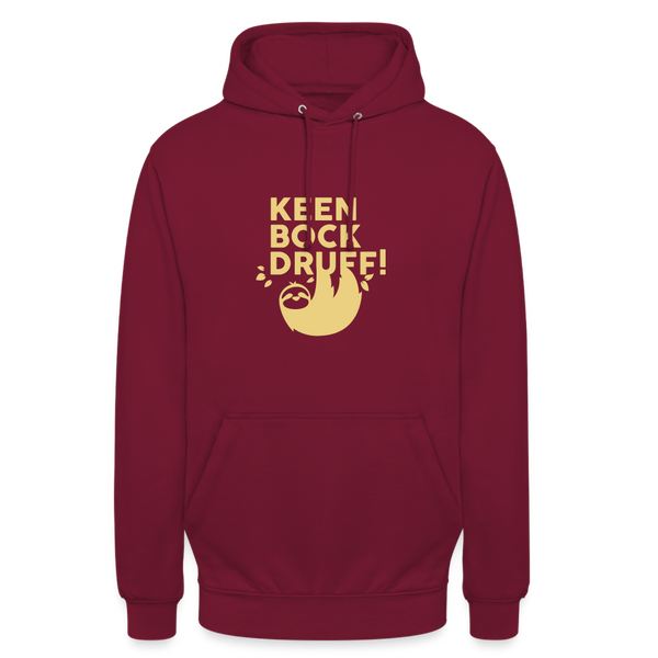 Keen Bock druff! - Unisex Hoodie - Bordeaux
