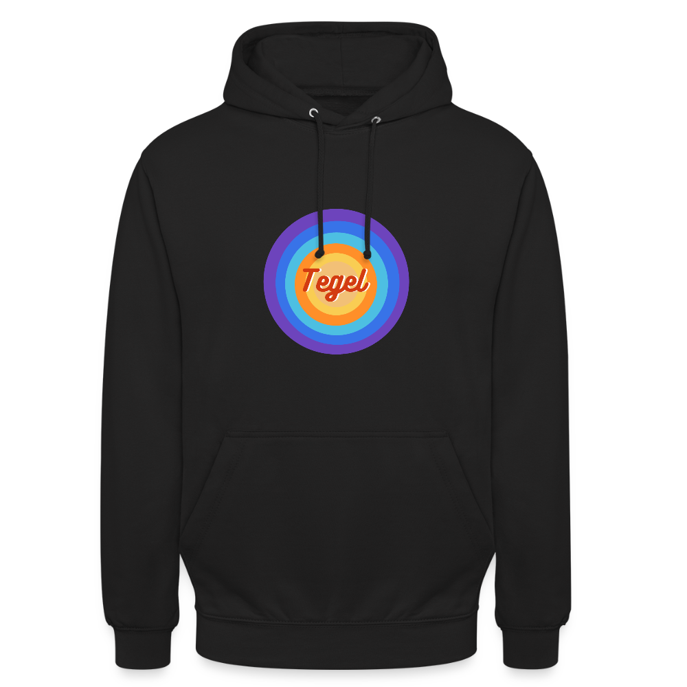Tegel Retro - Unisex Hoodie - Schwarz