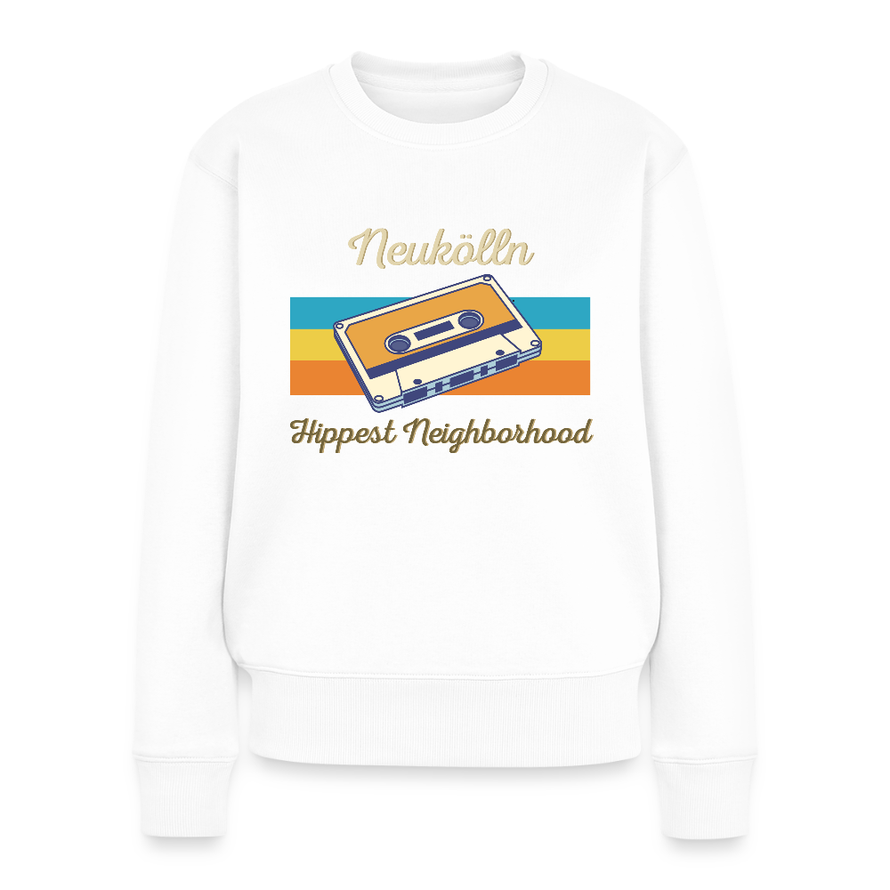 Hippes Neukölln - Frauen Premium Pullover - Weiß