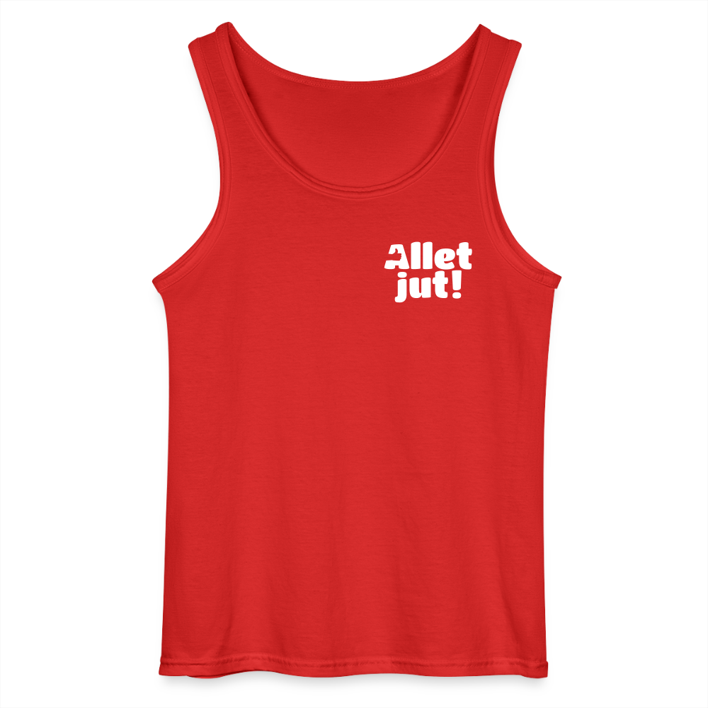 Allet Jut - Männer Tank Top - Rot