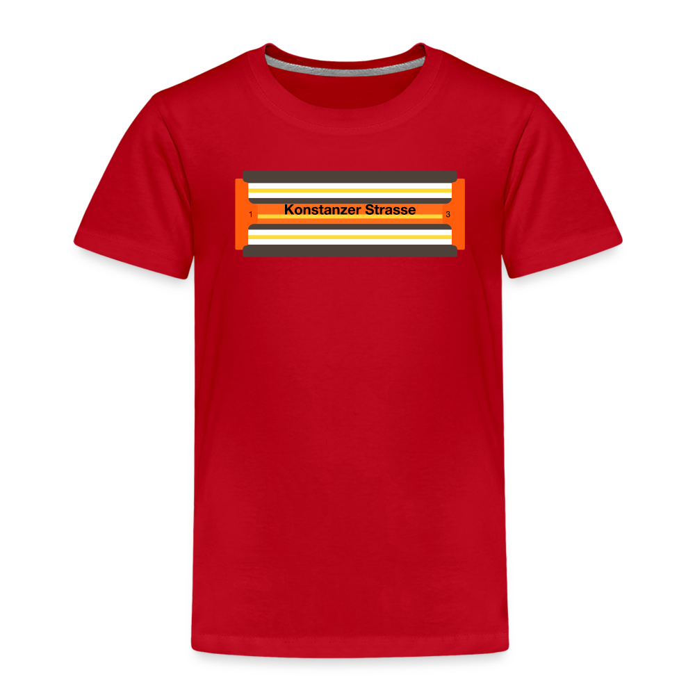 Konstanzer Strasse - Kinder Premium T-Shirt - Rot