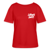 Allet Jut - Relaxed Rundhals Frauen Bio-T-Shirt - Rot