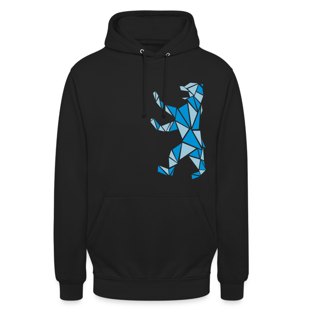 Berliner Bär Geometrie - Unisex Hoodie - Schwarz