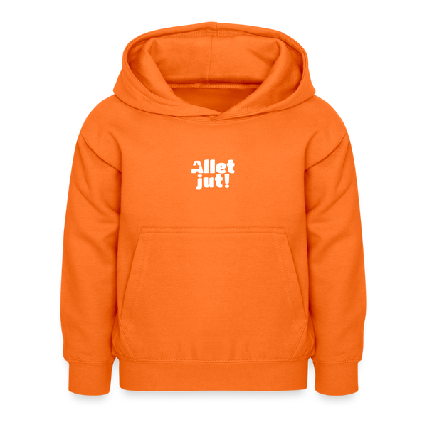 Allet Jut - Kinder Hoodie - Orange
