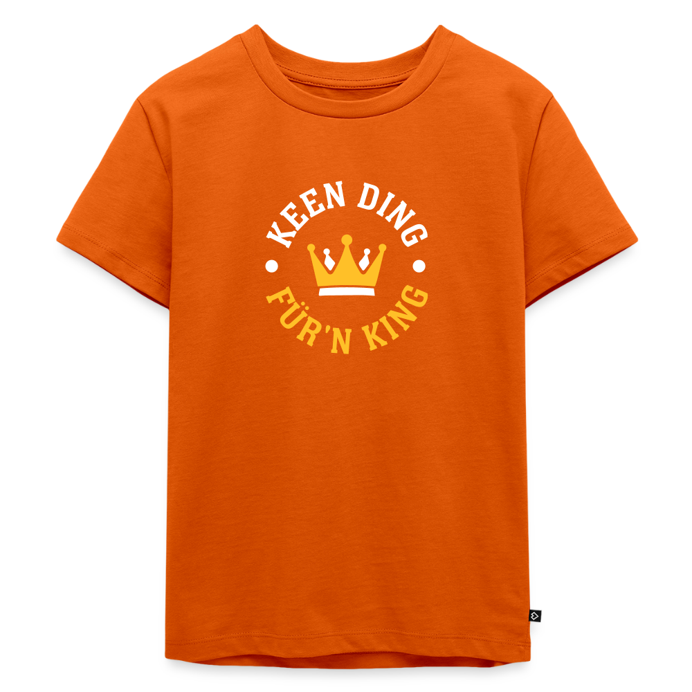 Keen Ding für'n King - Kinder Premium T-Shirt - Orange 