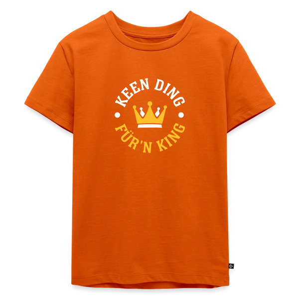 Keen Ding für'n King - Kinder Premium T-Shirt - Orange 