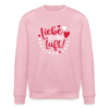 Liebe in der Luft! Berliner Luft! - Unisex Bio Sweatshirt - Hellrosa