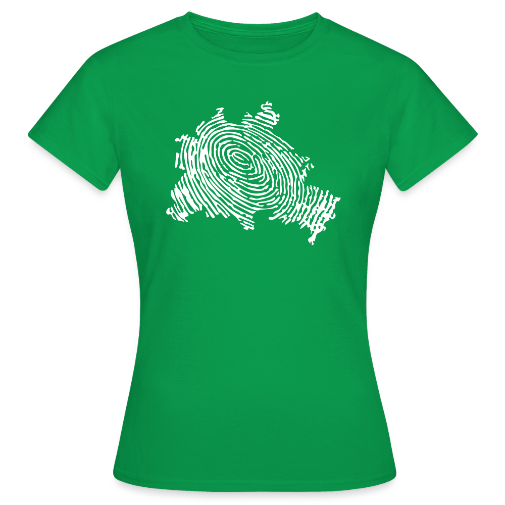 Berliner Finger - Frauen Premium T-Shirt - Kelly Green