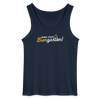 Leben, keen Biergarten! - Männer Tank Top - Navy