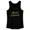 Charme? Hab ick, brauch ick nich! - Frauen Bio Tank Top - Schwarz