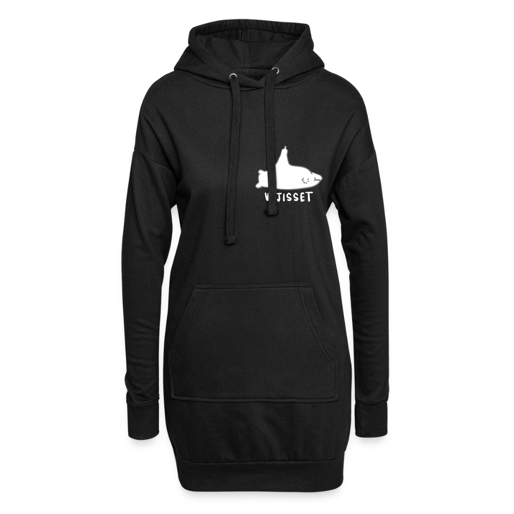 Vajisset Bär - Hoodie-Kleid - Schwarz