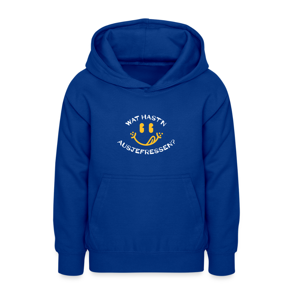 Wat Hast’n Ausjefressen - Teenager Hoodie - Royalblau