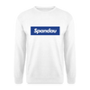 Spandau blau - Unisex Pullover - Weiß