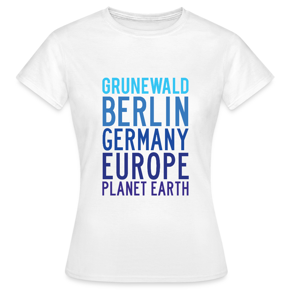Grunewald Planet Earth - Frauen Premium T-Shirt - Weiß