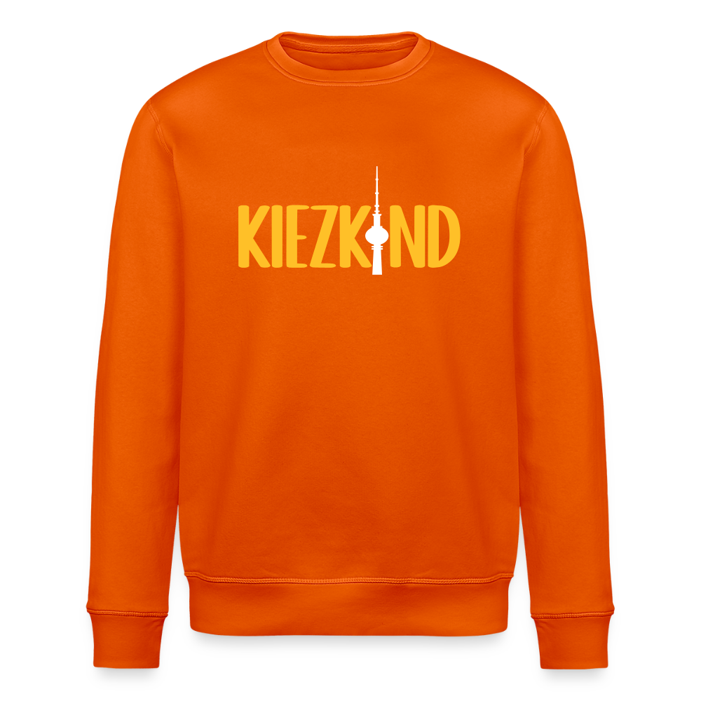 Kiezkind - Unisex Bio Sweatshirt - Tieforange