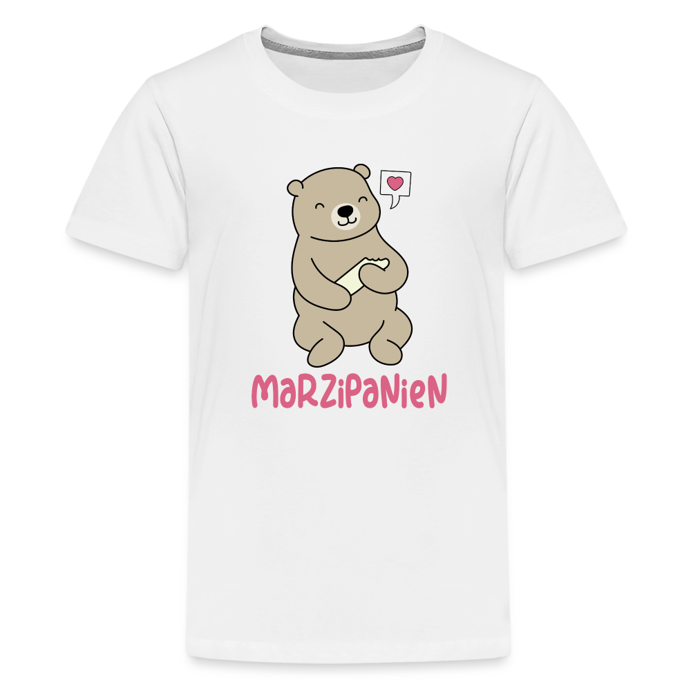 Marzipanien - Teenager Premium T-Shirt - Weiß