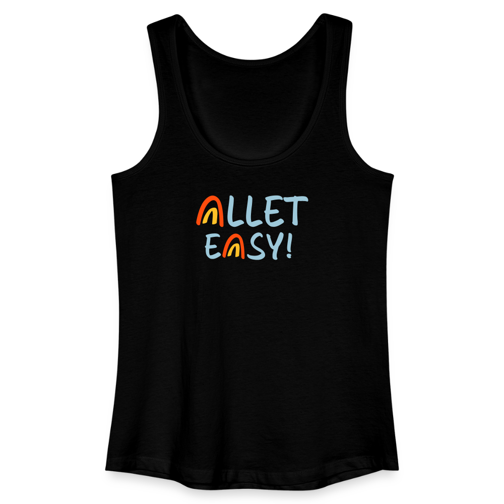 Allet Easy! - Frauen Bio Tank Top - Schwarz