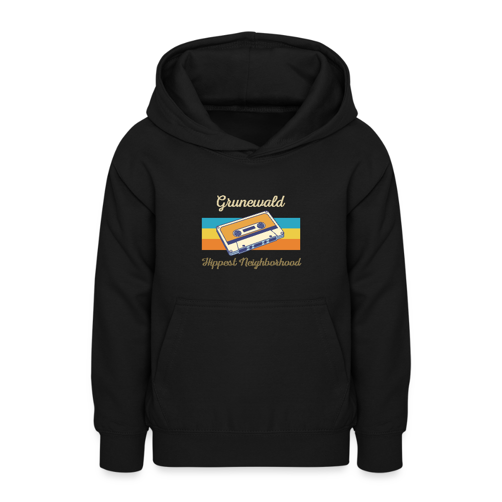 Grunewald Hippest Neighborhood - Teenager Hoodie - Schwarz