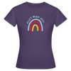 Allet wird jut! - Frauen Premium T-Shirt - Dunkellila