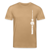 Fernsehturm Zick zack - Unisex Bio T-Shirt - Karamell
