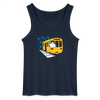 Bär in U-Bahn Kommt - Männer Tank Top - Navy