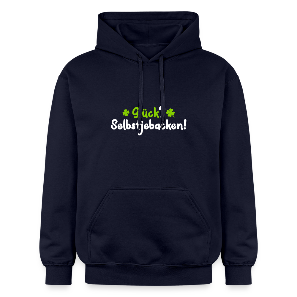 Glück? Selbstjebacken - Hoodie - Navy