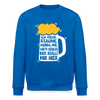 Ick kieke, staune, wunda mir, wie'n kühles Bier jefällt mir hier - Unisex Bio Sweatshirt - Königsblau