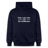 Ick quatsche nur für Süßkram - Hoodie - Navy