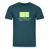U1 - Unisex Bio T-Shirt - Dunkles Petrol