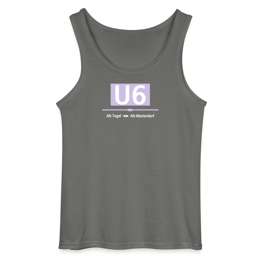 U6 - Männer Tank Top - Anthrazit
