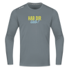 Hab Dir Lieb! - Männer Sport Langamshirt - Grau