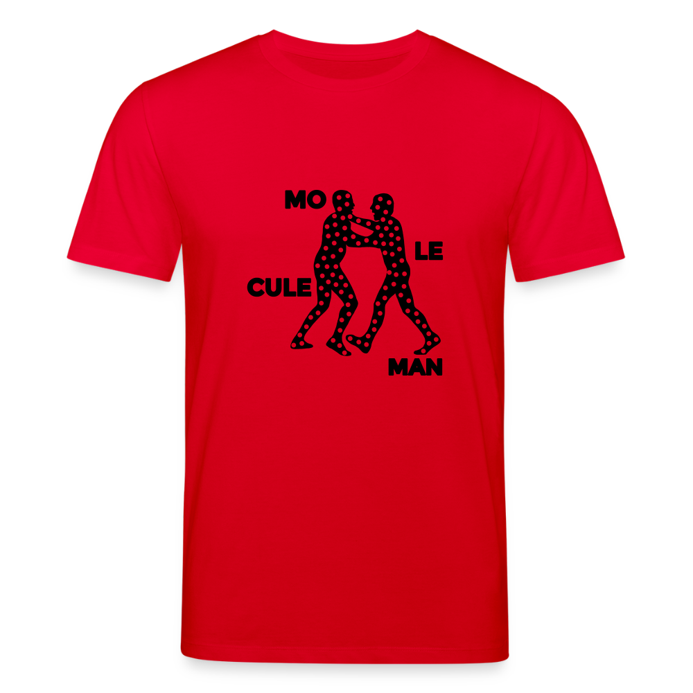Mo le cule Man - Unisex Bio T-Shirt - Rot