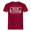 Tach ihr Flitzpiepen - Männer Premium T-Shirt - Ziegelrot