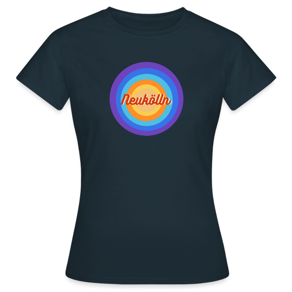 Neukölln Retro - Frauen Premium T-Shirt - Navy