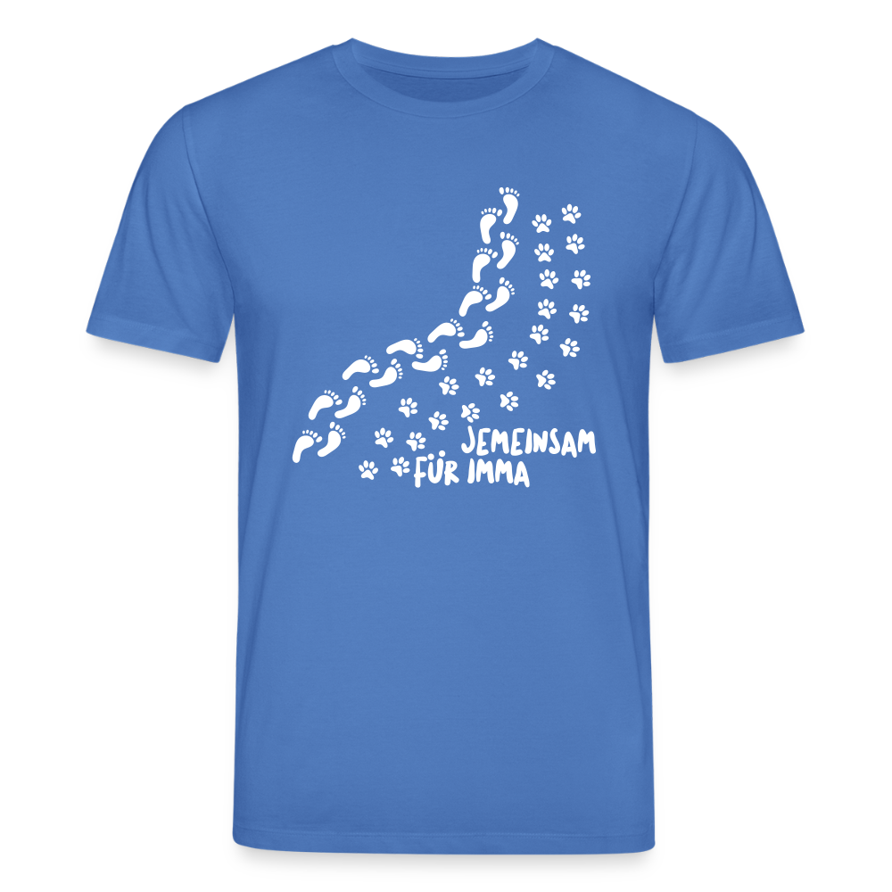 Jemeinsam Für Imma - Unisex Bio T-Shirt - Achtsames Blau