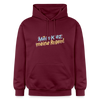 Mein Kiez, meine Regeln! - Hoodie - Maroon